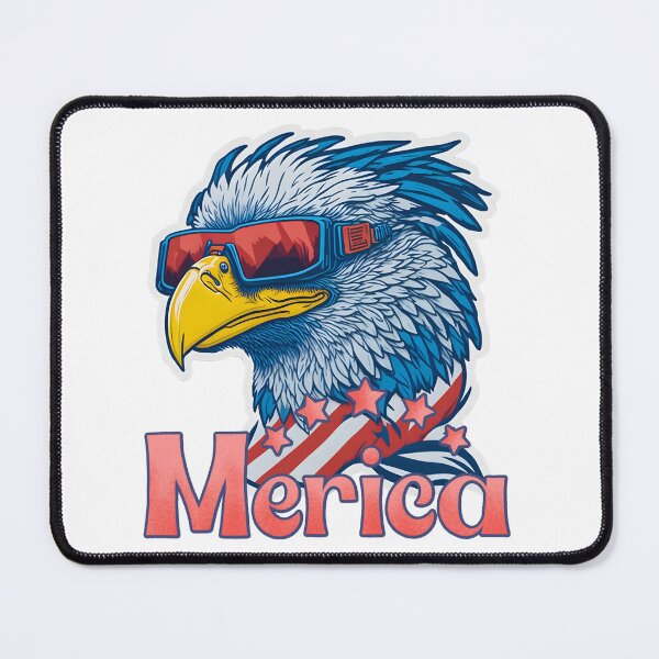 Item preview, Eagle with Mullet and Glasses designed and sold by Schka.