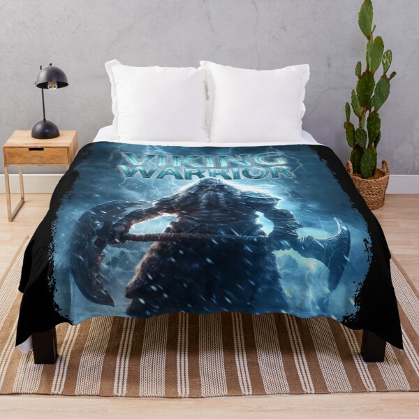 Item preview, Vilking warrior - epic storm battle field - blue designed and sold by DarkDesign69.