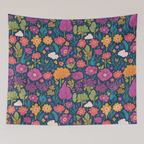 Item preview, Rainbow-Themed Floral Patterns: Seamless Flowers and Trees designed and sold by cocomikozza.