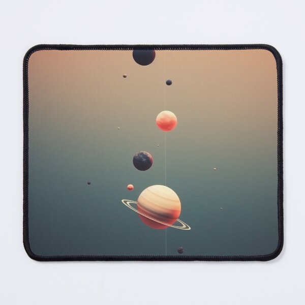 Item preview, beautiful minimalistic cosmos and celestrial bodies defying gravity designed and sold by ink-and-Design.