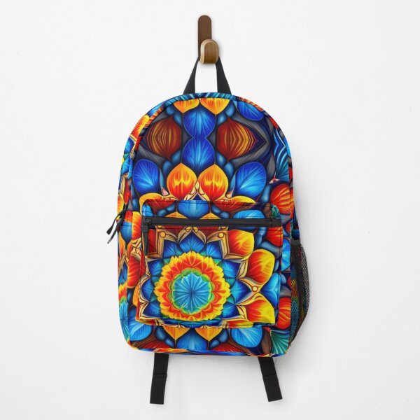 Item preview, Mandala red, yellow, blue  designed and sold by Reunimage.