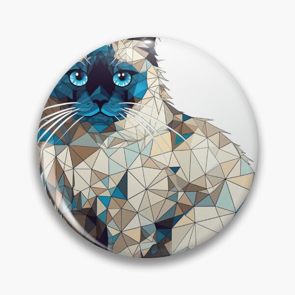 Item preview, BirmanTech: Futuristic High-Tech Cat Breed for Trendy Lovers designed and sold by DooodleGod.