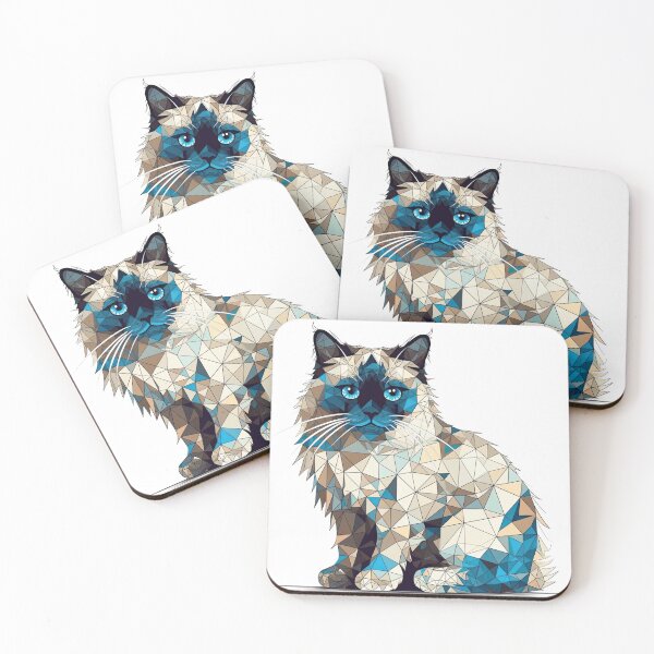Item preview, BirmanTech: Futuristic High-Tech Cat Breed for Trendy Lovers designed and sold by DooodleGod.