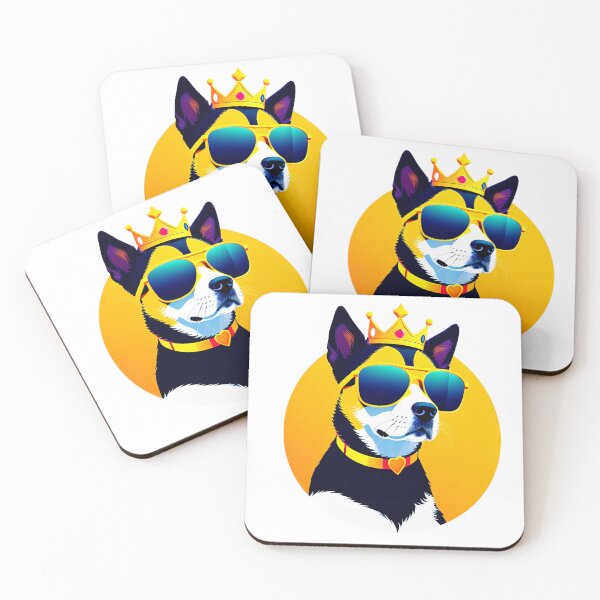 Item preview, Cool dog in sunglasses in flat style designed and sold by Harmonysens.