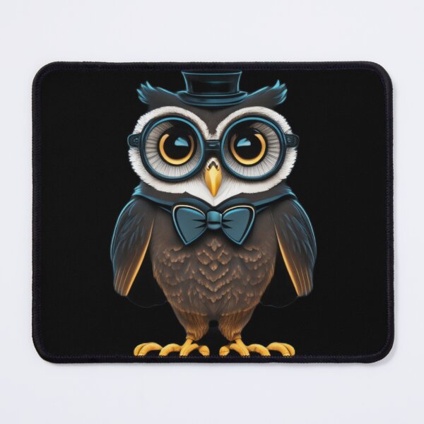 Item preview, Professor Owl - Smart Illustration and Stylish Bird  designed and sold by Just Art's Creations colinw2292@gmail.com.