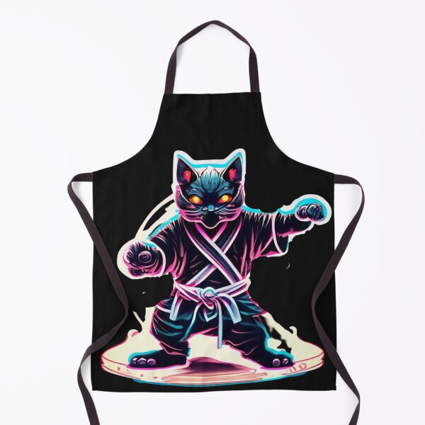 Aperçu de l'œuvre Katze chat Kungfu Maître créée et vendue par Finity Atelier.
