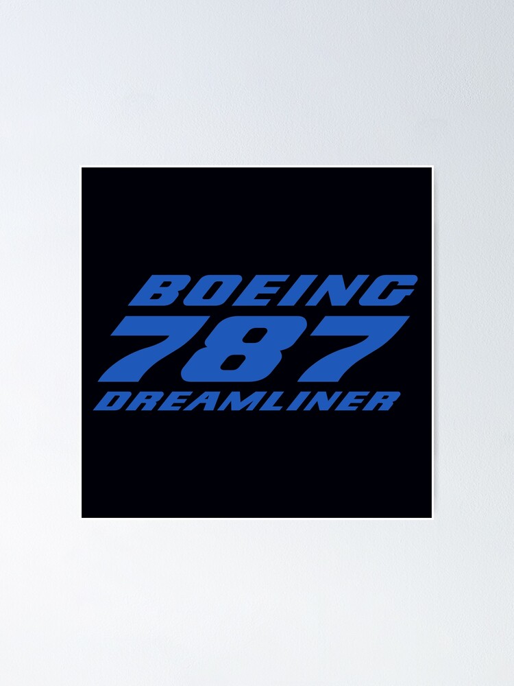 ボーイング787 Boeing 787 Dreamliner   非売品ポスター Boeing 787Dreamliner 入手困難非売品ポスター - メルカリ