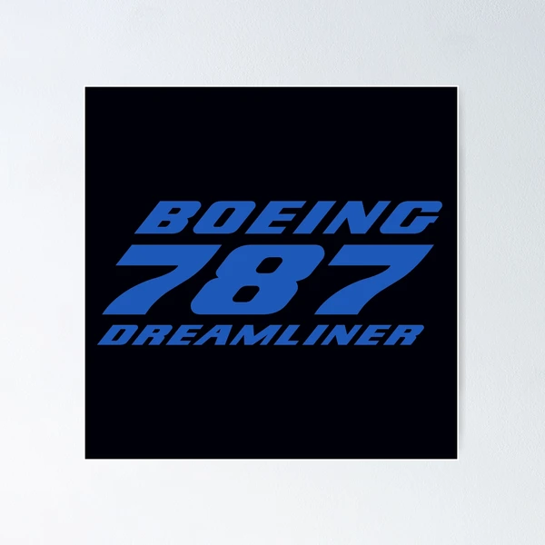 Boeing 787 Dreamliner 入手困難非売品ポスター　サイン入 fposter,small,wall_texture,