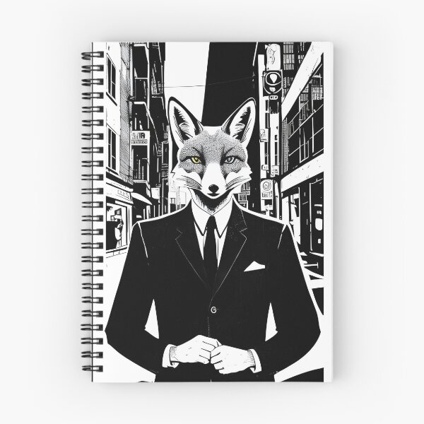Item preview, Fox in a suit  designed and sold by LifeisStickers.
