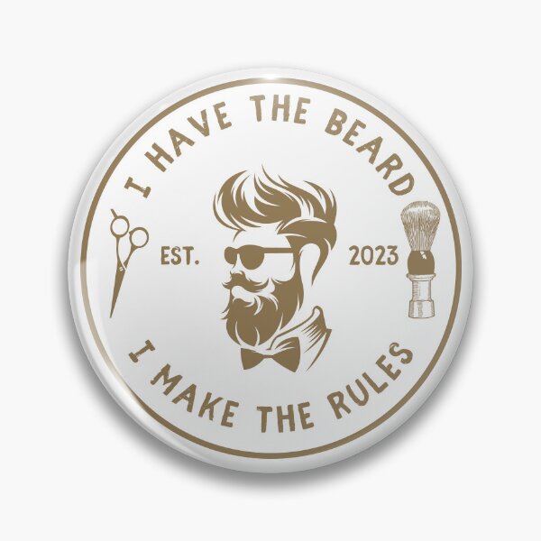 Item preview, Vintage Barber Beard Joke Funny Quote - I have the beard I make the rules designed and sold by Vintage-TM.