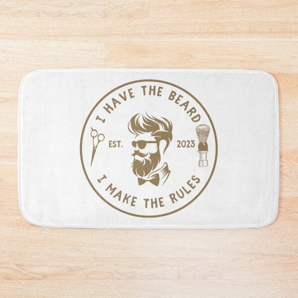 Item preview, Vintage Barber Beard Joke Funny Quote - I have the beard I make the rules designed and sold by Vintage-TM.
