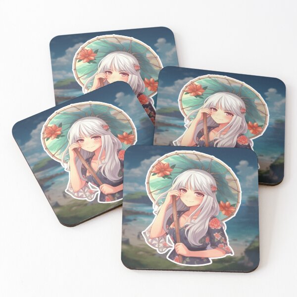 Item preview, Cute Summer Theme Anime Girl designed and sold by NickFound.