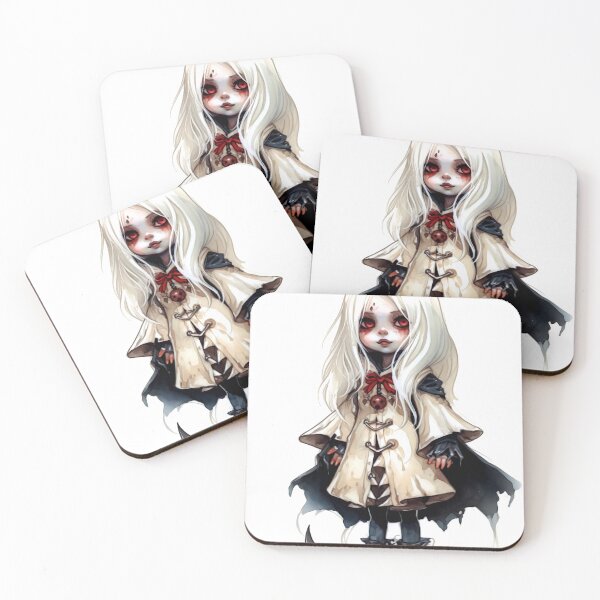 Item preview, Vampiric Character Clipart, Dark Gothic Art, Vampire Image, Bloodsucker, Nocturnal Creature, Horror Style Watercolor designed and sold by CoolorPaint.