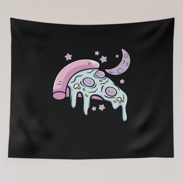 Item preview, Funny Pizza at Night - Graphic For Pizza Fans, Kids and Adults designed and sold by Dungeon-Heaven.