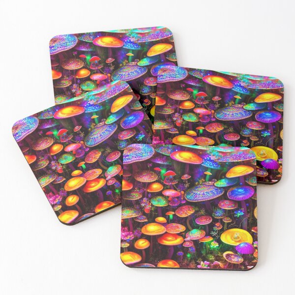 Item preview, Electric Mushrooms designed and sold by PandaFrogArt.
