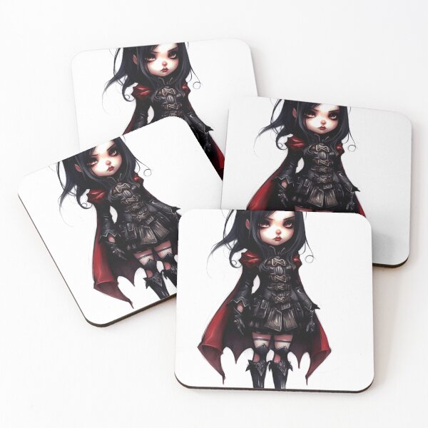 Item preview, Vampiric Character Clipart, Dark Gothic Art, Vampire Image, Bloodsucker, Nocturnal Creature, Horror Style Watercolor designed and sold by CoolorPaint.