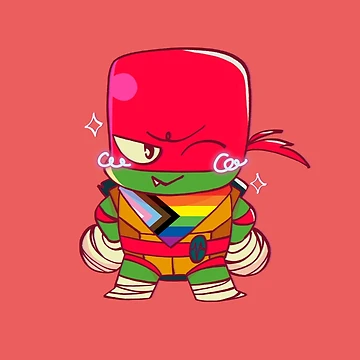 Artwork thumbnail, Progress Pride Raph by RoeExists