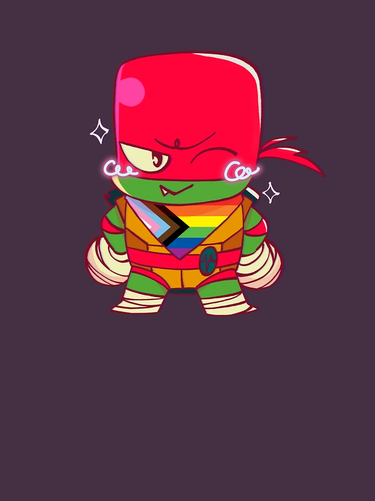 Imagen 4 de 4, Camiseta relajada con la obra Progreso Orgullo Raph, diseñada y vendida por RoeExists.
