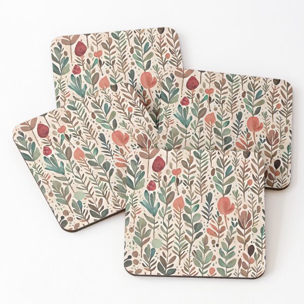 Item preview, Retro earth tones botanical designed and sold by ibelieveimages.