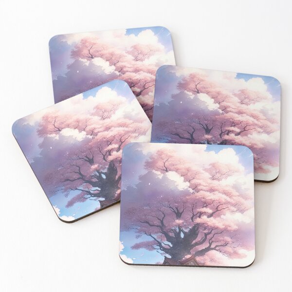 Item preview, Sakura tree house in the blue sky designed and sold by RK - Shop.