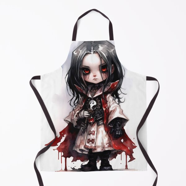 Item preview, Vampiric Character Clipart, Dark Gothic Art, Vampire Image, Bloodsucker, Nocturnal Creature, Horror Style Watercolor designed and sold by CoolorPaint.