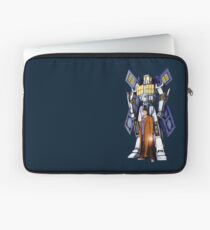 10th Doctor with Robot Phone booth Laptop Sleeve
