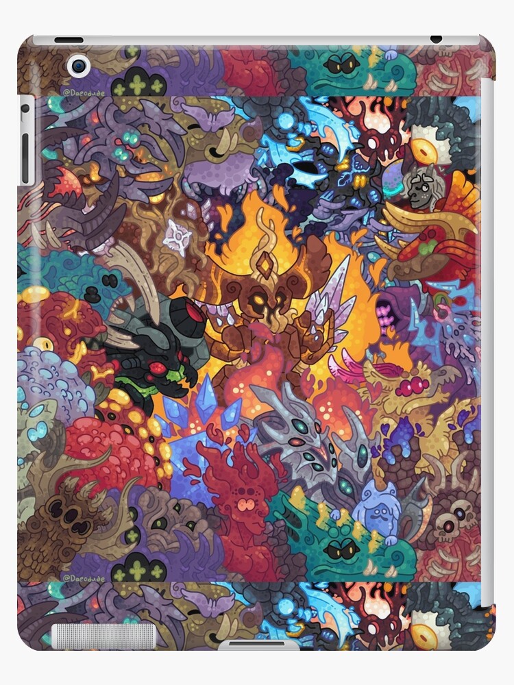 Terraria Calamity mod all bosses doodle square  iPad Case & Skin for Sale  by Daeodude-RB