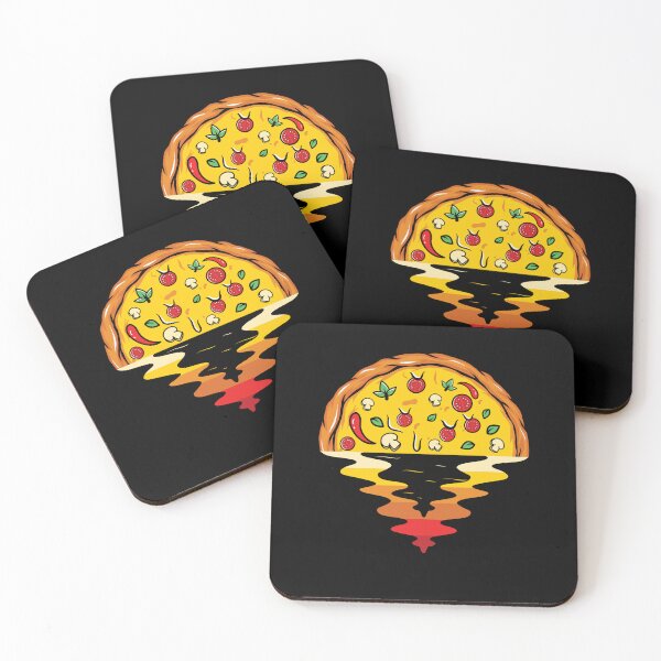 Item preview, Beautiful Pizza Sunset - Graphic For Pizza Fans, Kids and Adults designed and sold by Dungeon-Heaven.