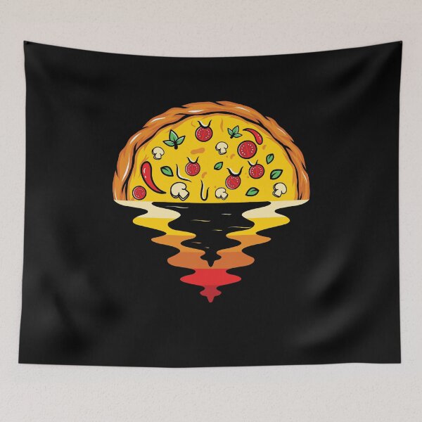 Item preview, Beautiful Pizza Sunset - Graphic For Pizza Fans, Kids and Adults designed and sold by Dungeon-Heaven.