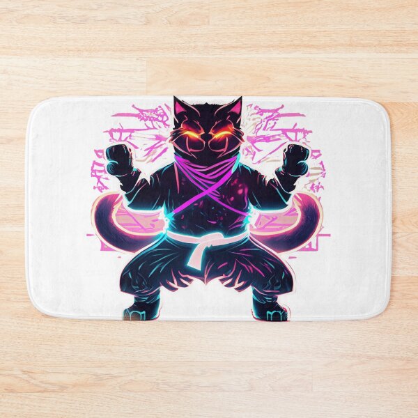 Artikelvorschau, Katze Katze Kung Fu Master 3 entworfen und verkauft von Finity Atelier.