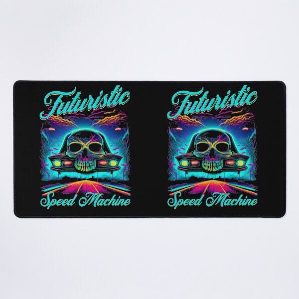 Item preview, Futuristic Speed Machine Skull Car Retrofuturistic Racing Cars Highway Freeway Future Racer Retro Street Race designed and sold by CarantinedChaos.