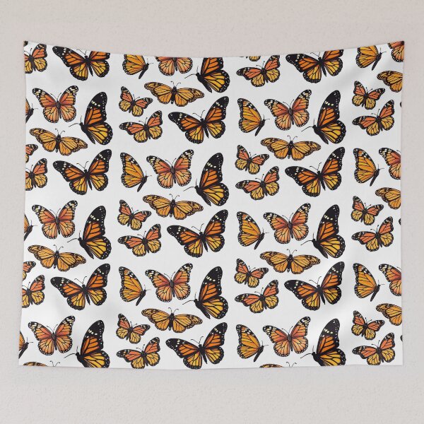 Item preview, monarch butterfly sticker pack orange designed and sold by retrippy.