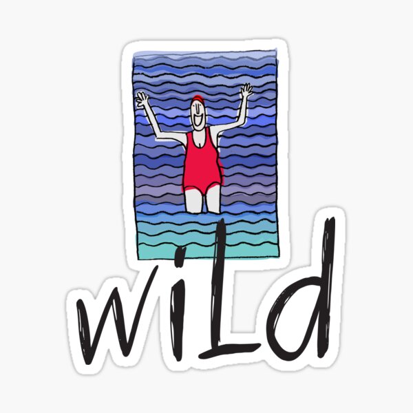 Item preview, Wild Swimming Water Woman  designed and sold by krisevansart.