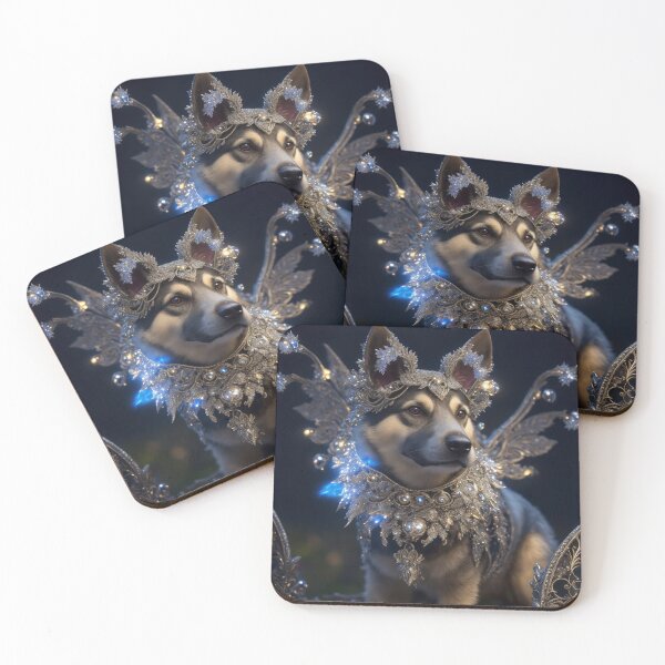 Item preview, Alsatian With Jewels Art Inspired By Dog Breeds designed and sold by CDC40.