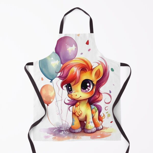 Item preview, Clipart de Cumpleaños de My Little Pony, Arte de Cumpleaños de Pony, Caballo de Fiesta, Pony de Globo, Caballo de Regalo, Suministros de Artesanía de Pastel, Arte de Acuarela designed and sold by CoolorPaint.