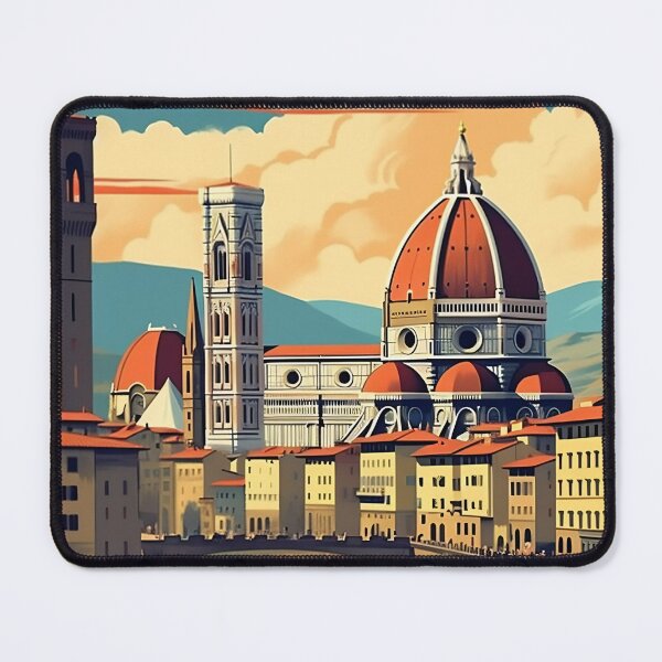Item preview, Florence Retro Travel Poster - Vintage Wall Art designed and sold by StrasserArt.