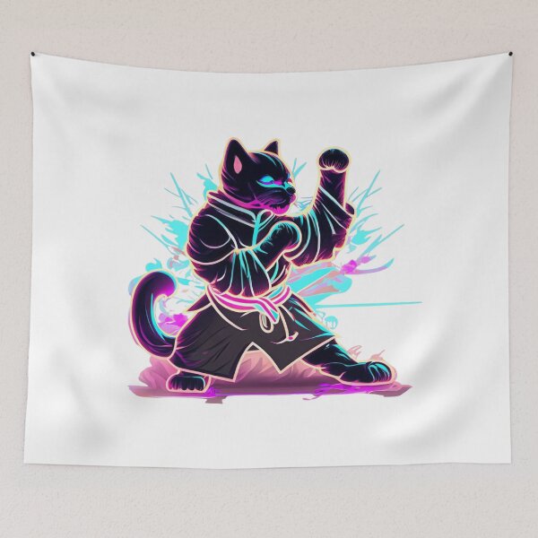 Item preview, Katze cat Kungfu Master 4 designed and sold by Finity Atelier.