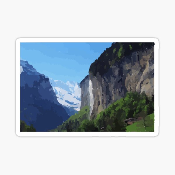 Item preview, Lauterbrunnen Art! designed and sold by kateweav.