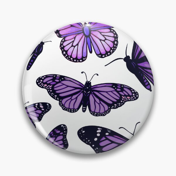 Item preview, Monarch butterfly sticker pack purple designed and sold by retrippy.