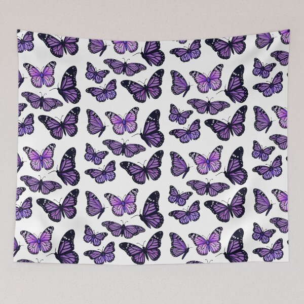 Item preview, Monarch butterfly sticker pack purple designed and sold by retrippy.