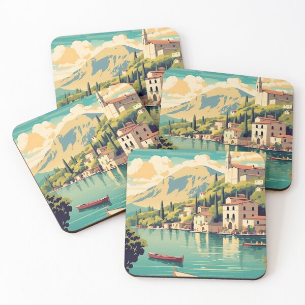 Item preview,  Retro Travel Poster Lake Garda - Vintage Wall Art designed and sold by StrasserArt.
