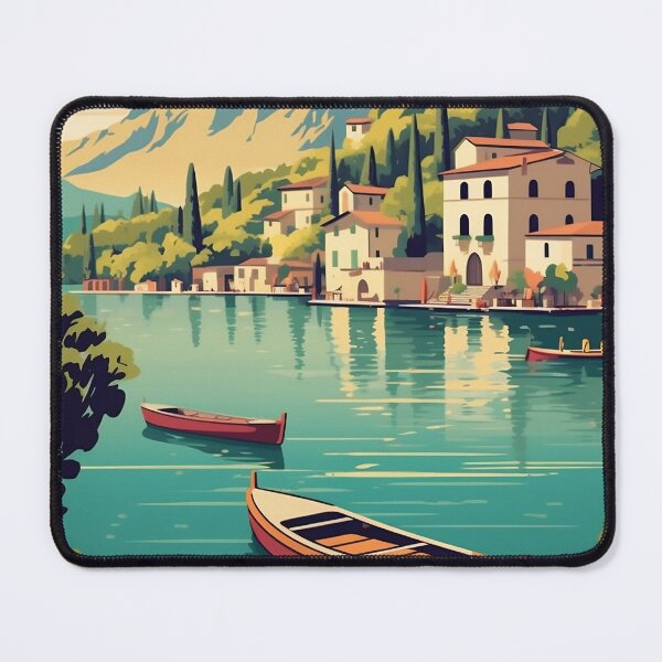 Item preview,  Cartel de viaje retro Lago de Garda - Arte de pared vintage designed and sold by StrasserArt.