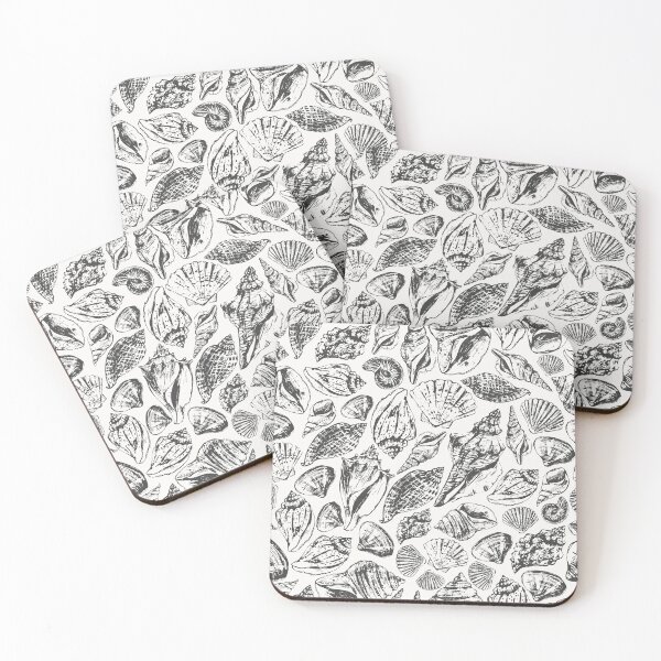 Item preview, Seashells pattern designed and sold by bokasin.
