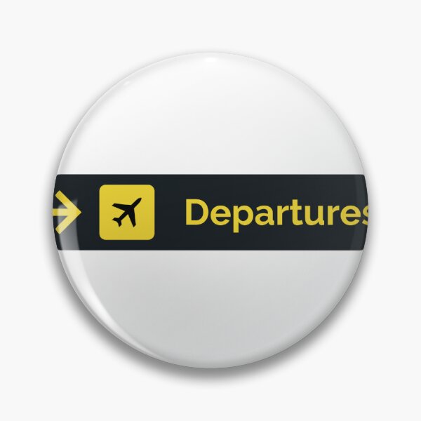 Item preview, Airport departure sign sticker designed and sold by theirishtea.