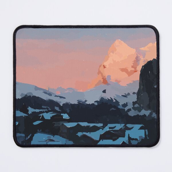 Item preview, Mürren Sunset Art designed and sold by kateweav.