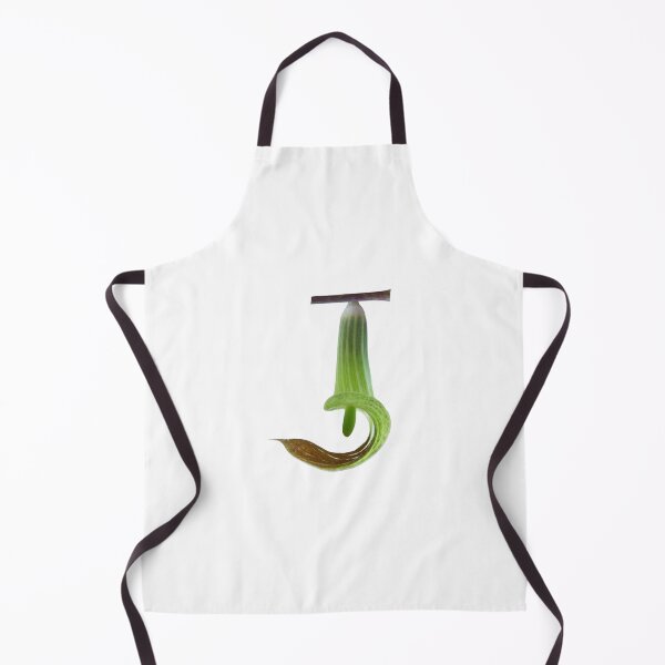 Item preview, Jack-in-the-puplit, Letter J monogram with nature and plants Arisaema triphyllum designed and sold by EveryDayDabble.