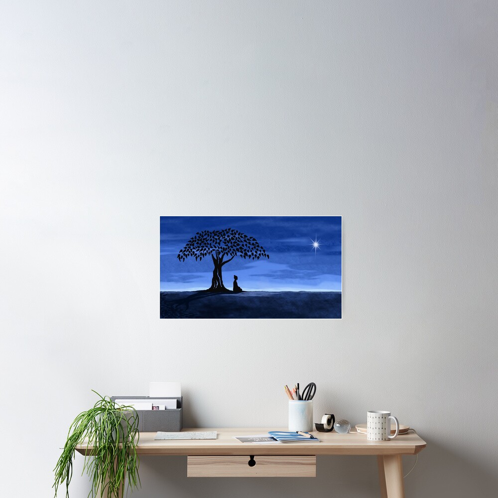 Buddah tree Poster