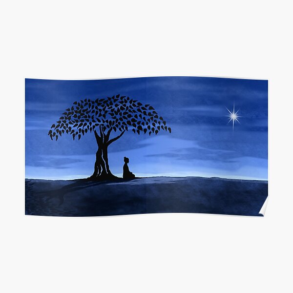 Buddah tree Poster