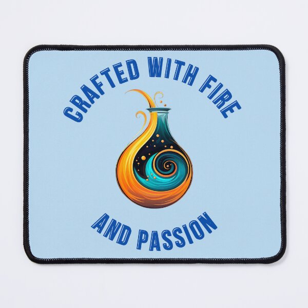 Item preview, Crafted with Fire and Passion Glassblowing Hobby designed and sold by EVA4designs.