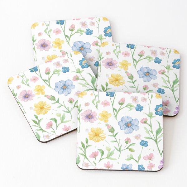 Item preview, Pastel Wildflower Pattern designed and sold by BBGIFTSUK.